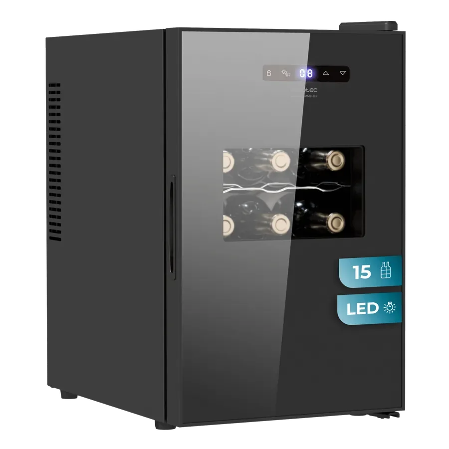Cecotec GrandSommelier 1550 CoolCrystal, vue de face